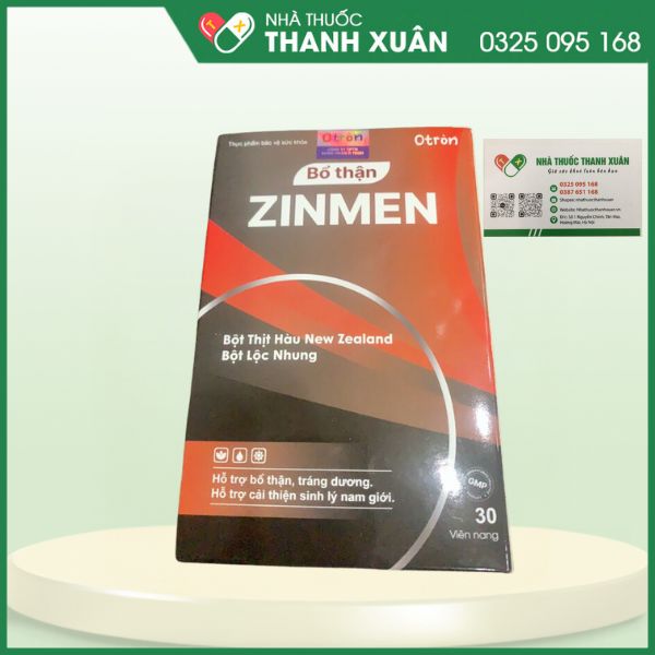 Bổ thận Zinmen - Hỗ trợ bổ thận, tráng dương